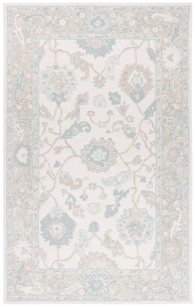 Safavieh Ebony Ebn136M Ivory/Blue Rug - Safavieh - ebn136m - 3