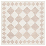 Safavieh Ebony 6'-0" x 6'-0" Rug in Beige / Ivory