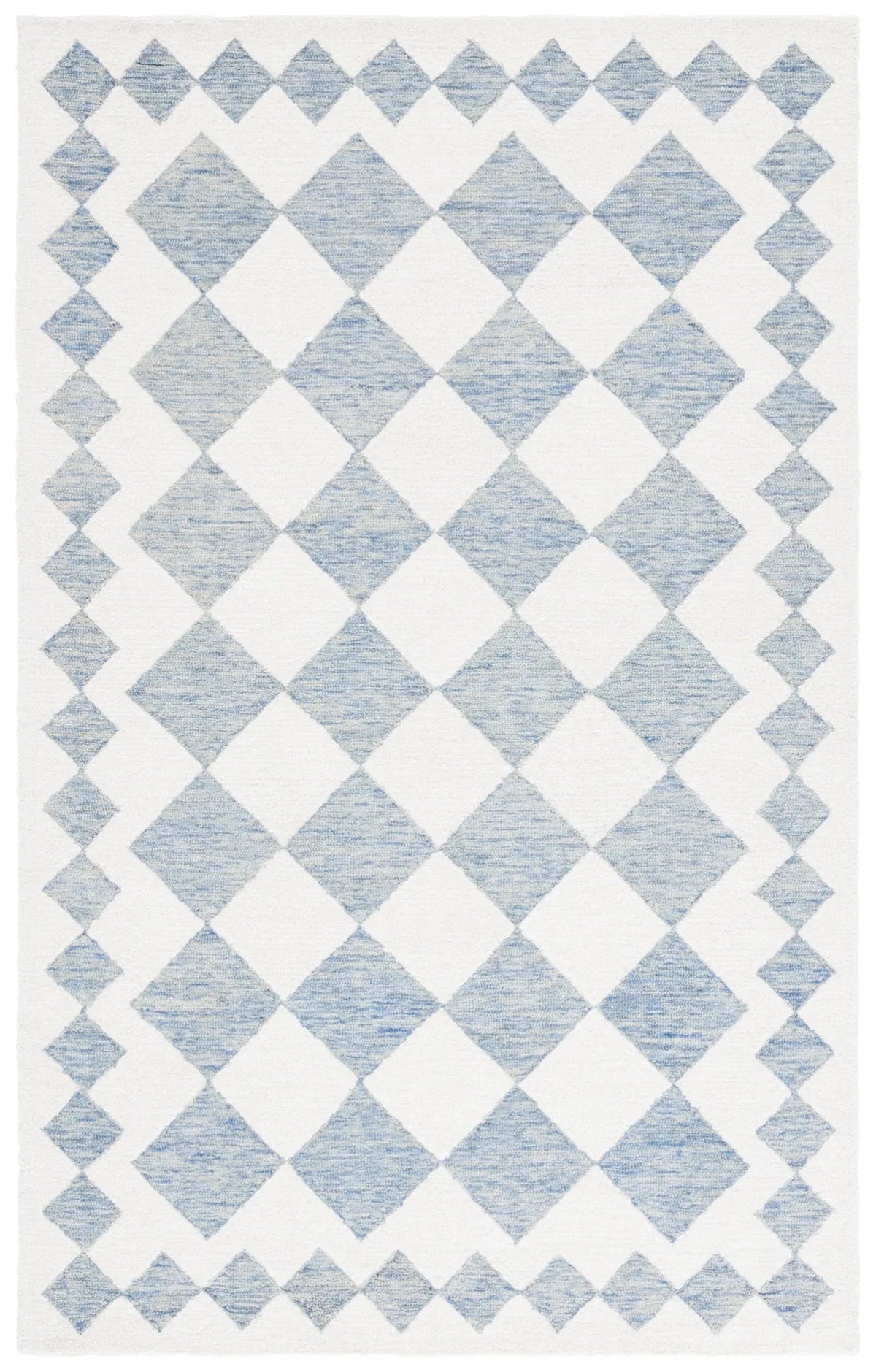 Safavieh Ebony 4'-0" x 6'-0" Rug in Blue / Ivory