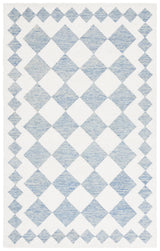 Safavieh Ebony 4'-0" x 6'-0" Rug in Blue / Ivory