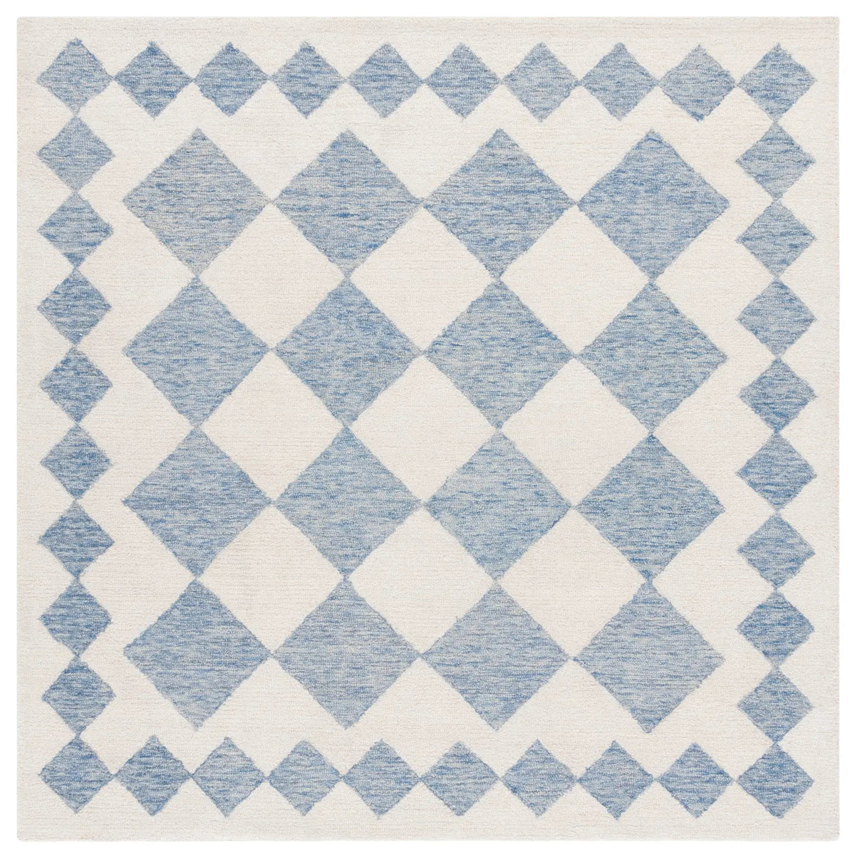 Safavieh Ebony 6'-0" x 6'-0" Rug in Blue / Ivory