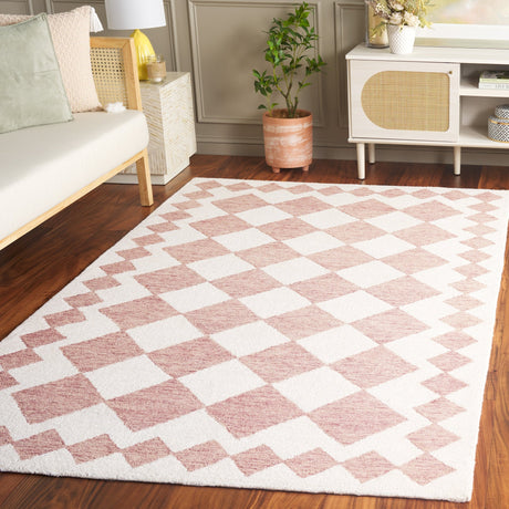 Safavieh Ebony Ebn137P Pink/Ivory Rug - Safavieh - ebn137p - 3