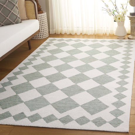 Safavieh Ebony Ebn137Y Green/Ivory Rug - Safavieh - ebn137y - 3