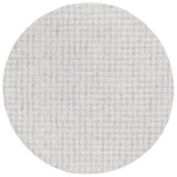 Safavieh Ebony 6'-0" x 6'-0" Rug in Light Grey / Ivory