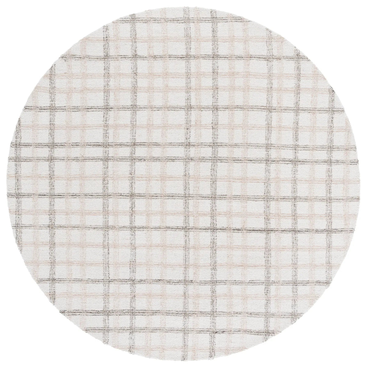Safavieh Ebony 6'-0" x 6'-0" Rug in Beige / Ivory