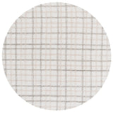 Safavieh Ebony 6'-0" x 6'-0" Rug in Beige / Ivory