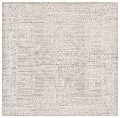 Safavieh Ebony 6'-0" x 6'-0" Rug in Beige / Ivory