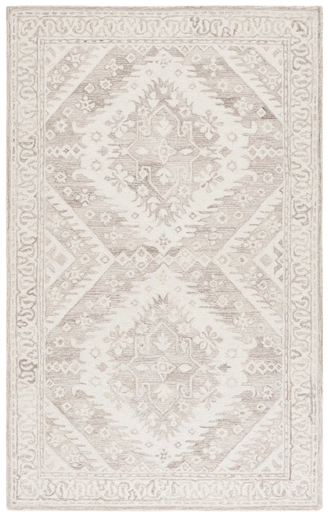 Safavieh Ebony 4'-0" x 6'-0" Rug in Beige / Ivory