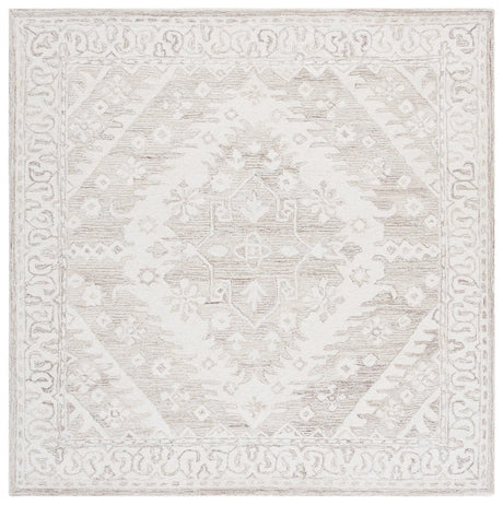 Safavieh Ebony 6'-0" x 6'-0" Rug in Beige / Ivory