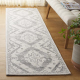 Safavieh Ebony 2'-3" x 9'-0" Rug in Ivory / Grey