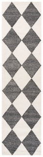 Safavieh Ebony 2'-3" x 9'-0" Rug in Ivory / Black