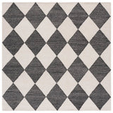 Safavieh Ebony 6'-0" x 6'-0" Rug in Ivory / Black