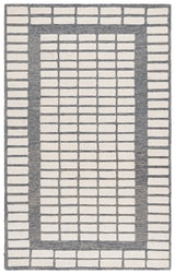 Safavieh Ebony 4'-0" x 6'-0" Rug in Grey / Ivory