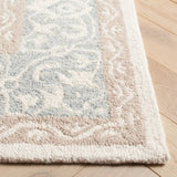 Safavieh Ebony 4'-0" x 6'-0" Rug in Grey / Ivory