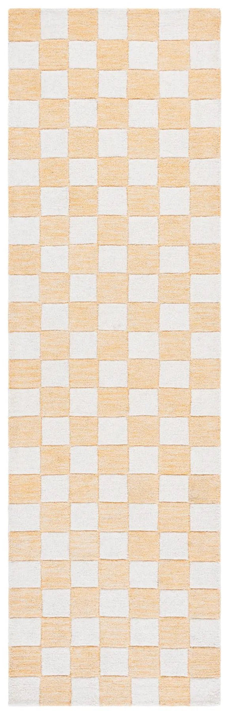 Safavieh Ebony 2'-3" x 8'-0" Rug in Gold / Ivory