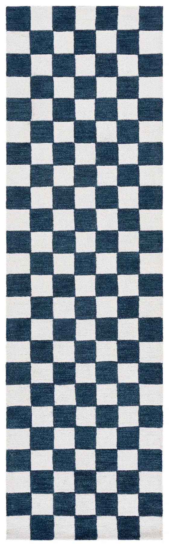 Safavieh Ebony 2'-3" x 8'-0" Rug in Blue / Ivory