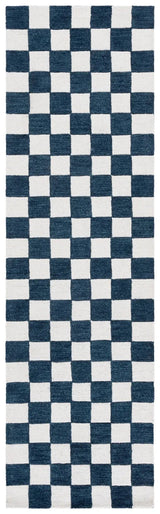 Safavieh Ebony 2'-3" x 8'-0" Rug in Blue / Ivory
