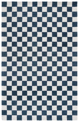 Safavieh Ebony 4'-0" x 6'-0" Rug in Blue / Ivory