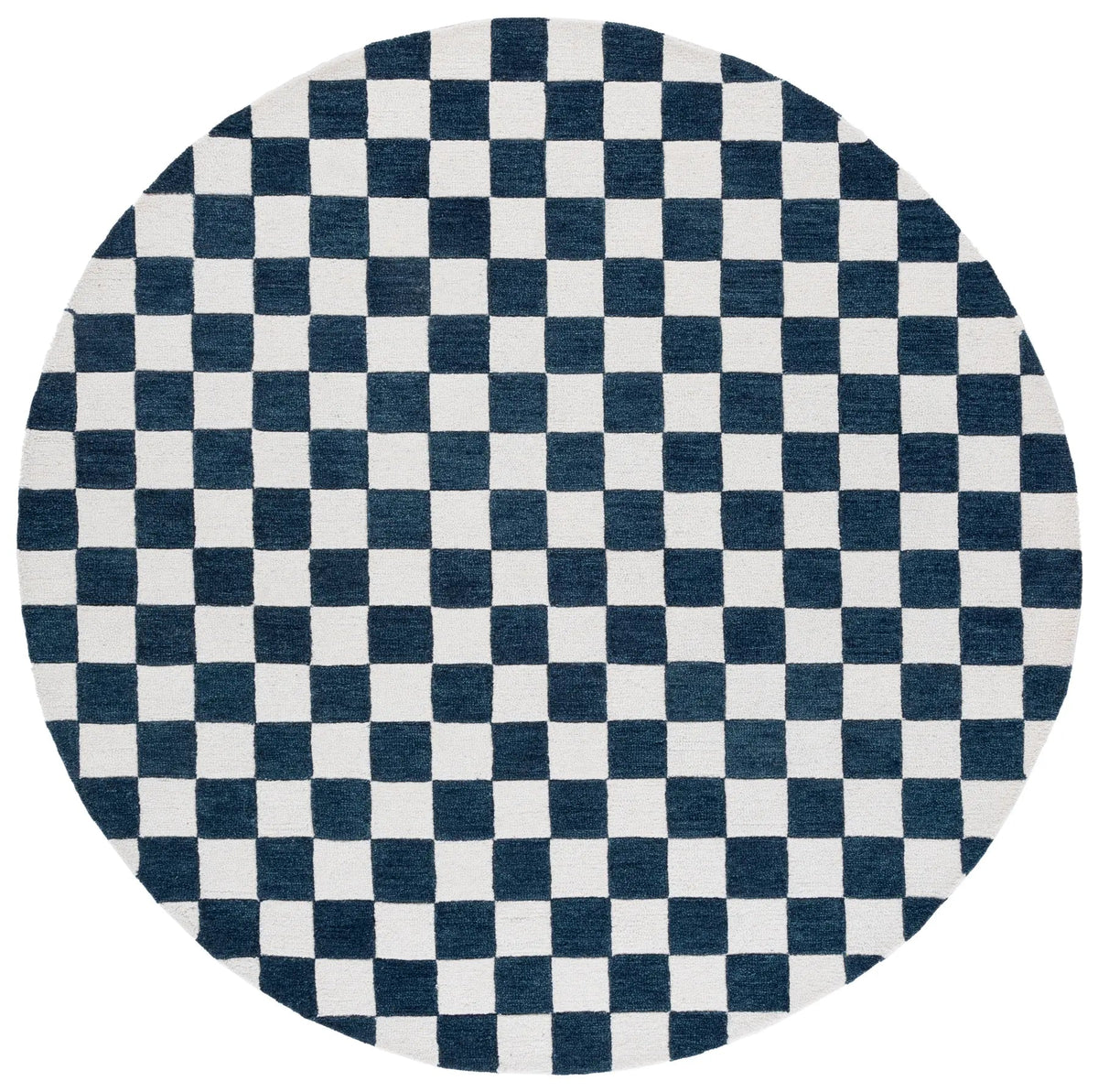 Safavieh Ebony 6'-0" x 6'-0" Rug in Blue / Ivory