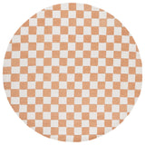 Safavieh Ebony 6'-0" x 6'-0" Rug in Rust / Ivory