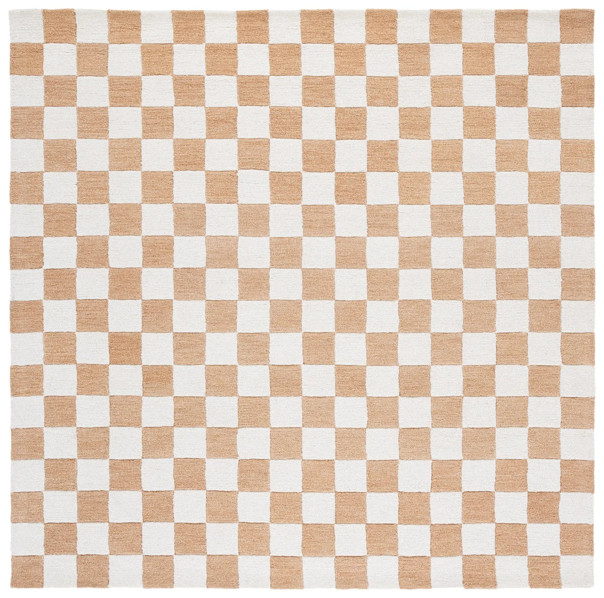 Safavieh Ebony 6'-0" x 6'-0" Rug in Rust / Ivory