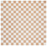 Safavieh Ebony 6'-0" x 6'-0" Rug in Rust / Ivory