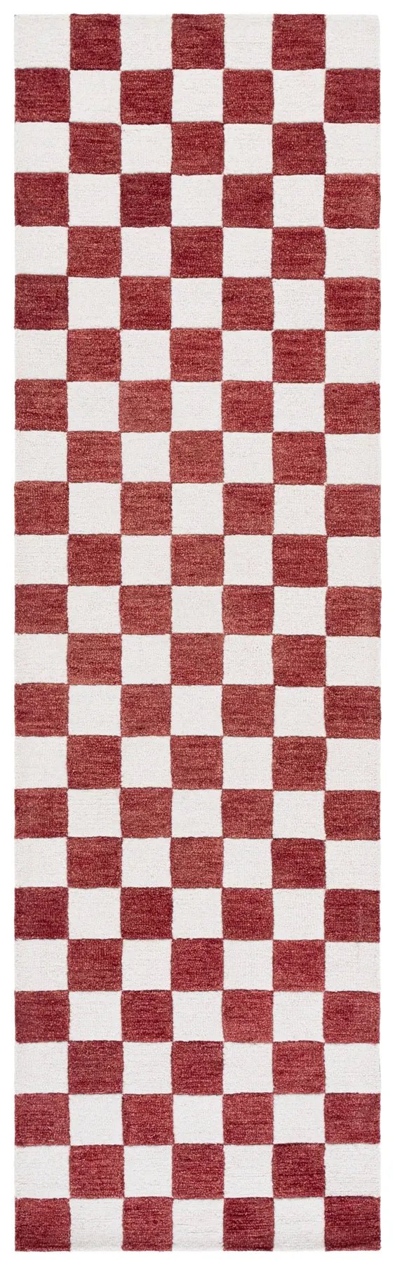 Safavieh Ebony 2'-3" x 8'-0" Rug in Red / Ivory