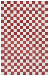 Safavieh Ebony 4'-0" x 6'-0" Rug in Red / Ivory