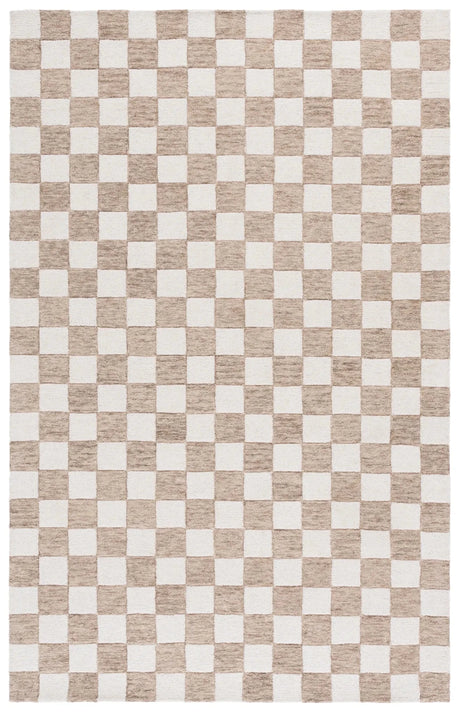 Safavieh Ebony 4'-0" x 6'-0" Rug in Brown / Ivory