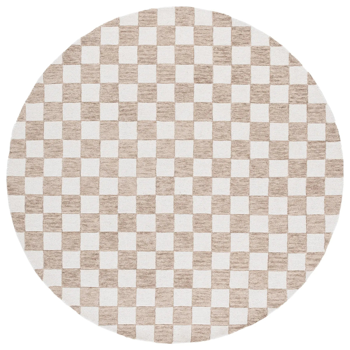 Safavieh Ebony 6'-0" x 6'-0" Rug in Brown / Ivory