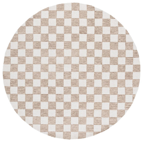 Safavieh Ebony 6'-0" x 6'-0" Rug in Brown / Ivory