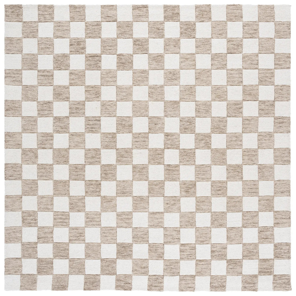 Safavieh Ebony 6'-0" x 6'-0" Rug in Brown / Ivory