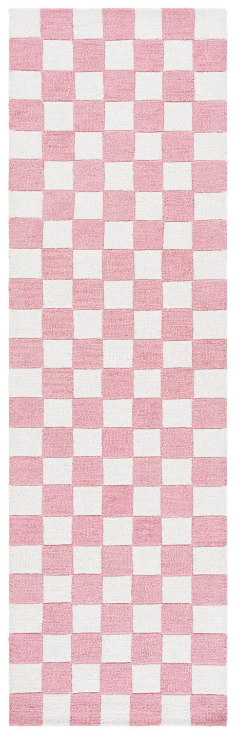 Safavieh Ebony 2'-3" x 8'-0" Rug in Pink / Ivory