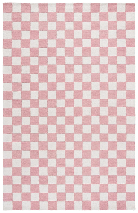 Safavieh Ebony 4'-0" x 6'-0" Rug in Pink / Ivory