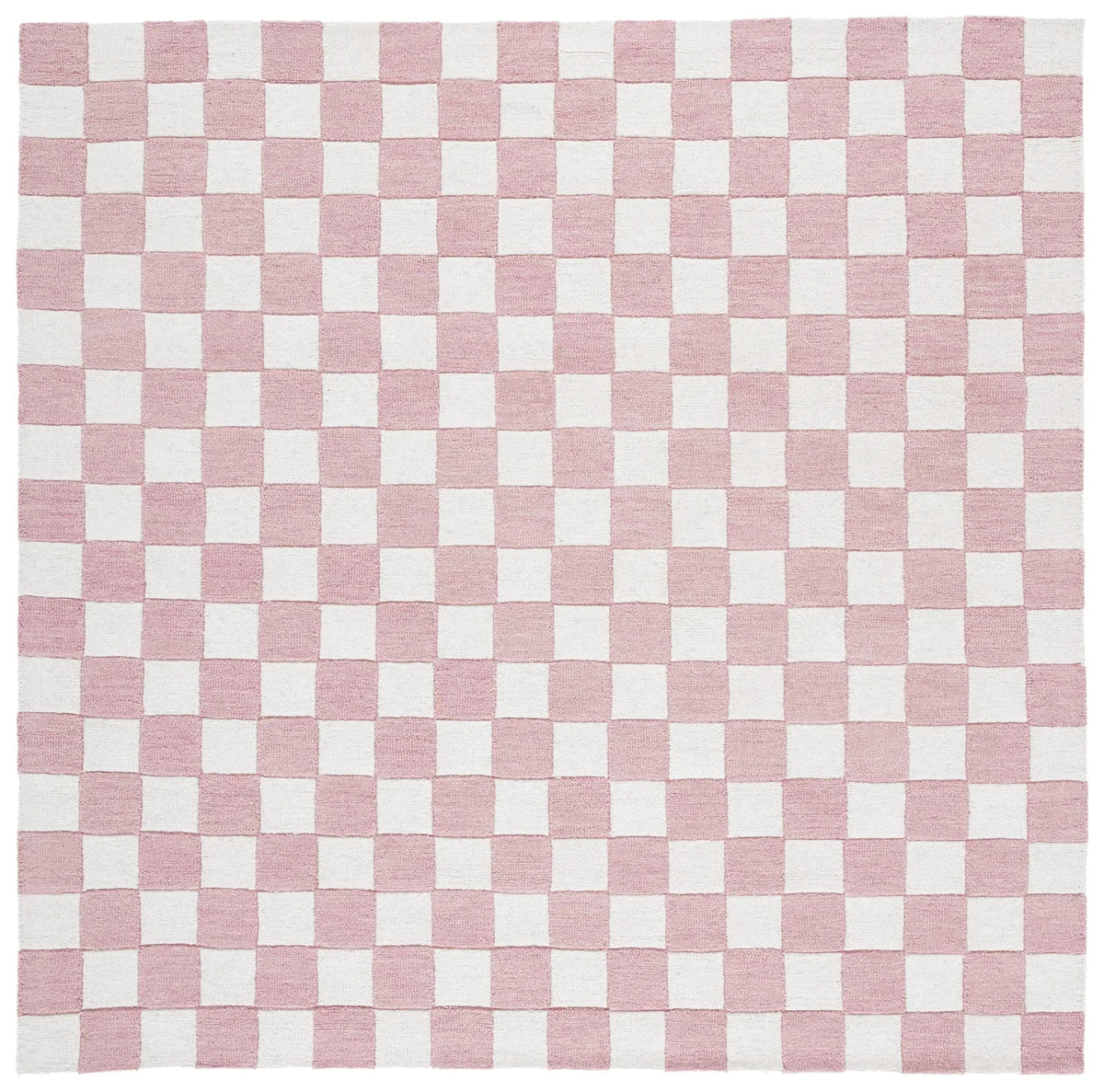 Safavieh Ebony 6'-0" x 6'-0" Rug in Pink / Ivory