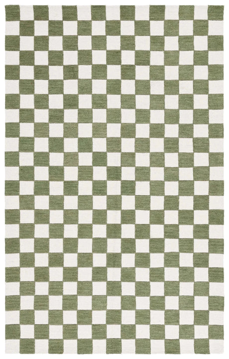 Safavieh Ebony 4'-0" x 6'-0" Rug in Green / Ivory
