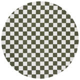 Safavieh Ebony 6'-0" x 6'-0" Rug in Green / Ivory