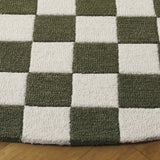 Safavieh Ebony 6'-0" x 6'-0" Rug in Green / Ivory