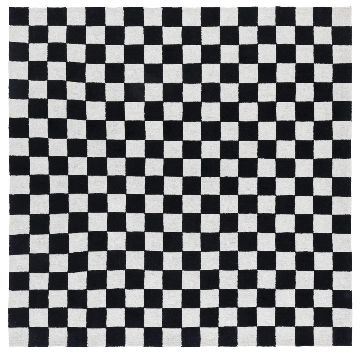 Safavieh Ebony 6'-0" x 6'-0" Rug in Black / Ivory