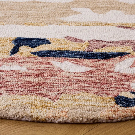 Safavieh Ebony 6'-0" x 6'-0" Rug in Beige / Rust