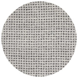 Safavieh Ebony 6'-0" x 6'-0" Rug in Silver / Black