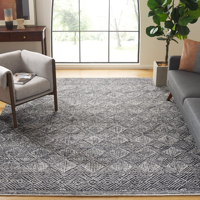 Safavieh Ebony Ebn204G Silver/Black Rug - Safavieh - ebn204g - 29