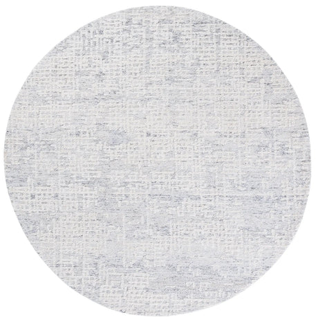 Safavieh Ebony 6'-0" x 6'-0" Rug in Silver / Ivory