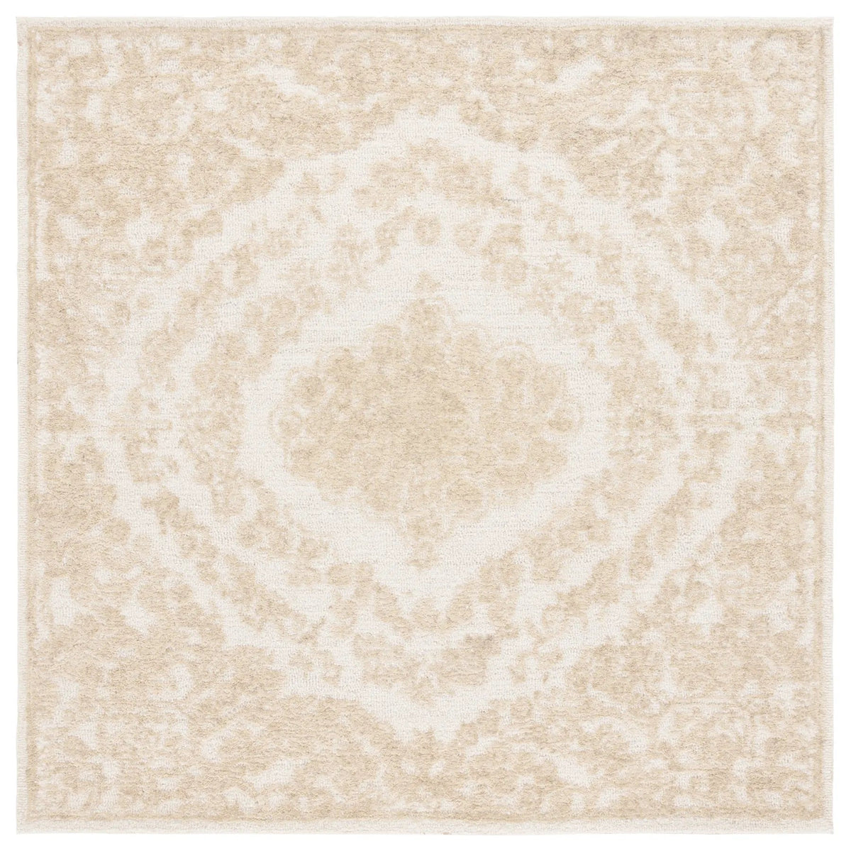 Safavieh Ebony 6'-0" x 6'-0" Rug in Ivory / Light Green