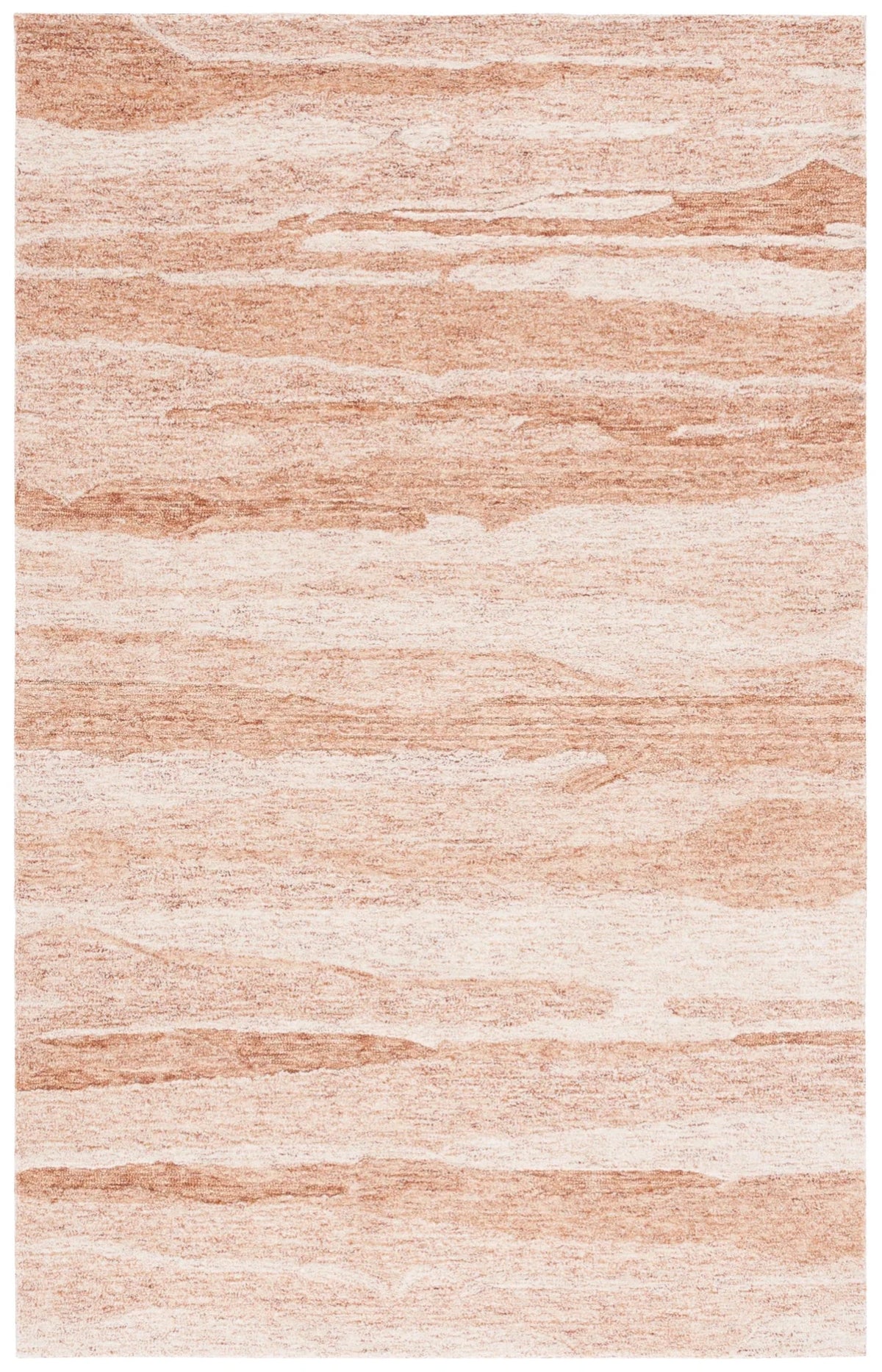 Safavieh Ebony 4'-0" x 6'-0" Rug in Rust / Ivory