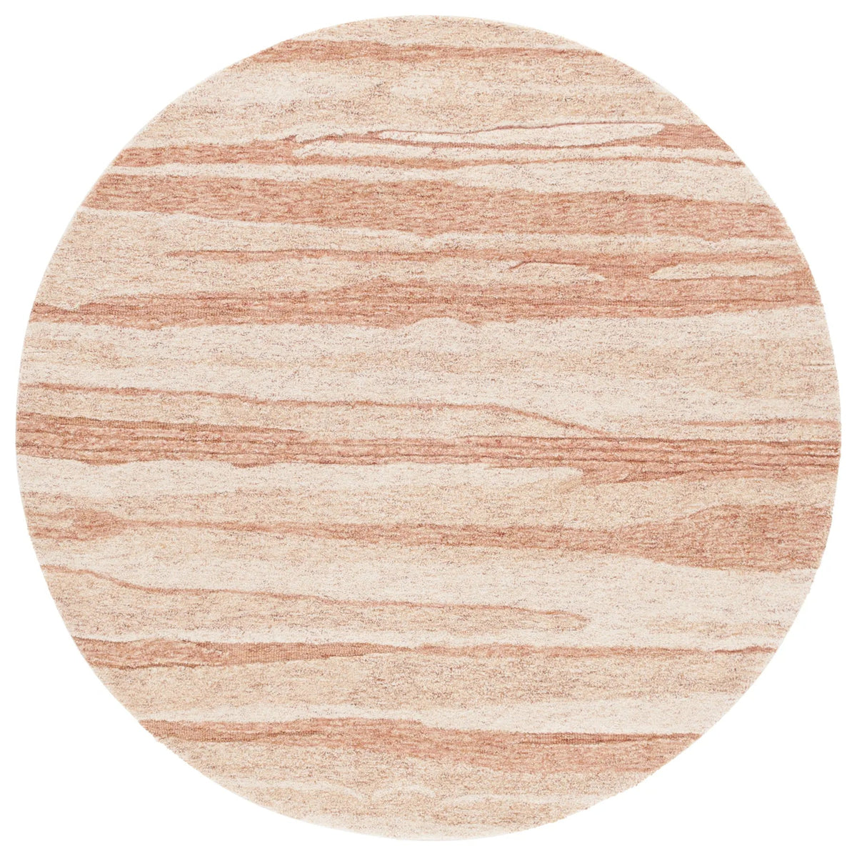 Safavieh Ebony 6'-0" x 6'-0" Rug in Rust / Ivory