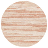 Safavieh Ebony 6'-0" x 6'-0" Rug in Rust / Ivory