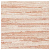 Safavieh Ebony 6'-0" x 6'-0" Rug in Rust / Ivory