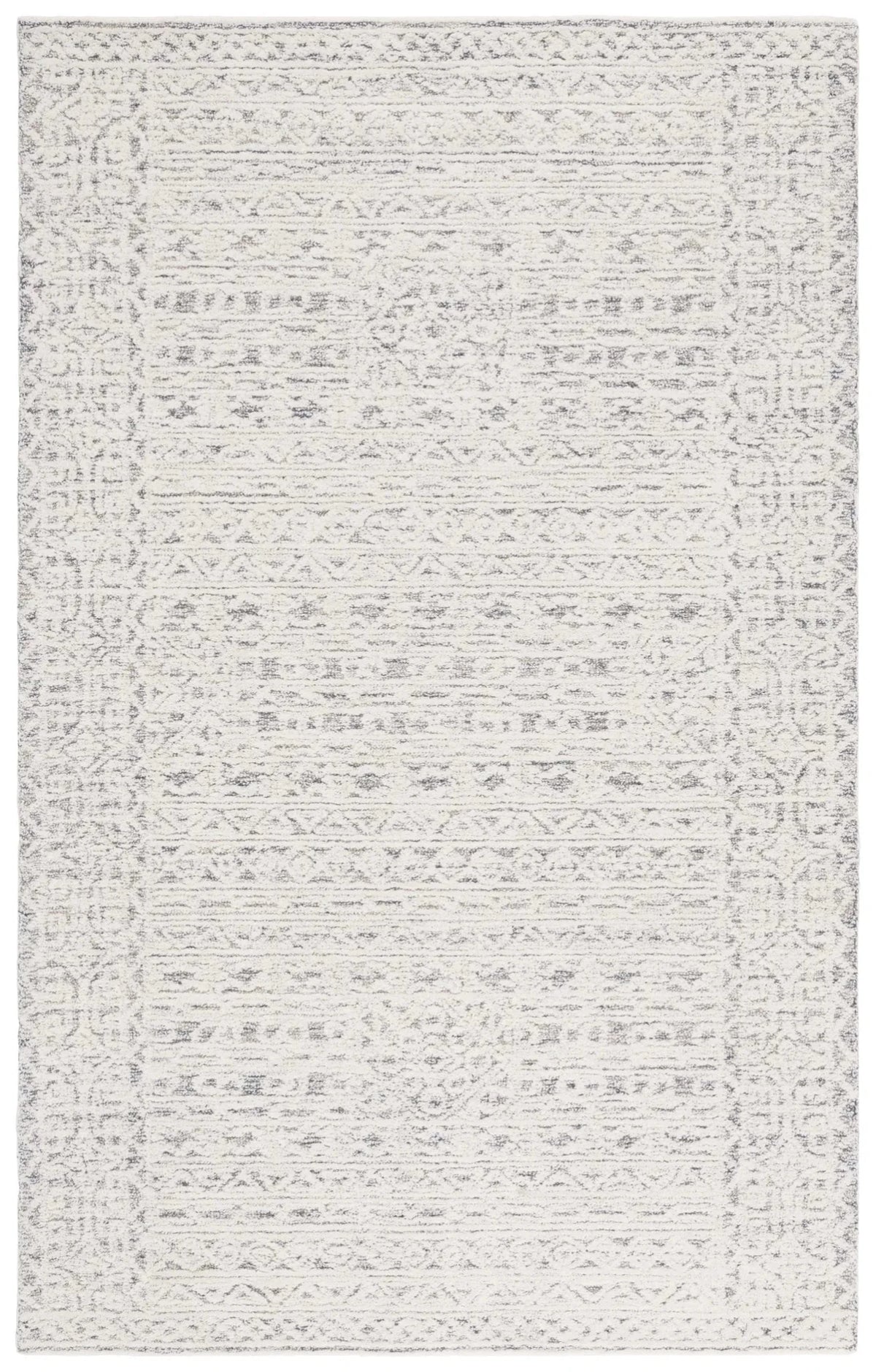 Safavieh Ebony 4'-0" x 6'-0" Rug in Ivory / Grey