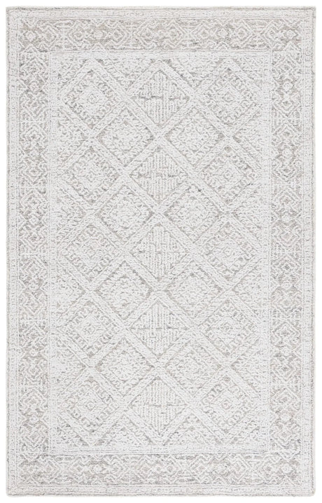 Safavieh Ebony 4'-0" x 6'-0" Rug in Taupe / Ivory